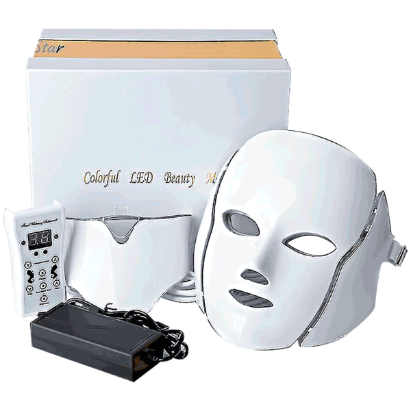 MASCARA LED CON CUELLO