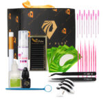 kit extension pestañas pelo pelo