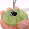 piedra JADE DE LUJO VERDE para pestañas