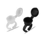Ring Cups with Caps for Microblading Permanent Makeup Accessories