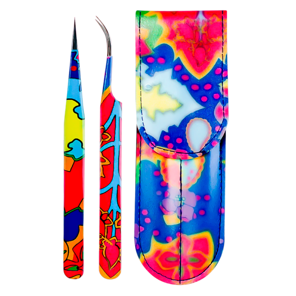 KIT PINZAS HIPPIE ESTUCHE MAGNETICO ALTA PRESICION