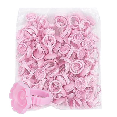 ANILLOS FLOR REDONDO X100 UND.