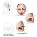 Juego de plantillas reutilizables para cejas gu a de dibujo DIY Estilismo tarjeta de plantilla de.jpg Q90.jpg 1