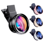 LENTE MACRO PARA FOTOGRAFIA 2 EN 1 0.45X
