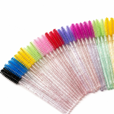 CEPILLOS EFECTO PESTAÑINA ESCARCHADOS X50 UND