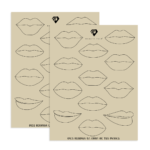 piel marcado labios