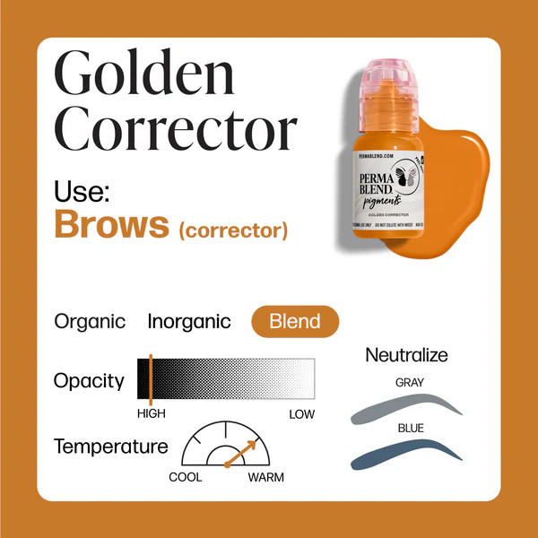 Perma Blend Golden Corrector Color Information PBGDC ded ea bc e fed