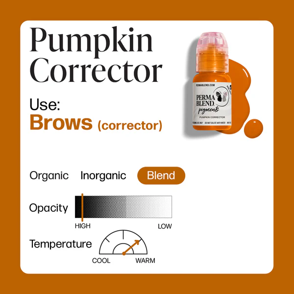 Perma Blend Pumpkin Corrector Color Information PBPKC