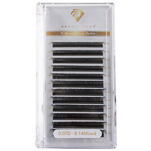 PESTANAS TIPO Y BEAUTY2 0.07D 8 14 MIXED