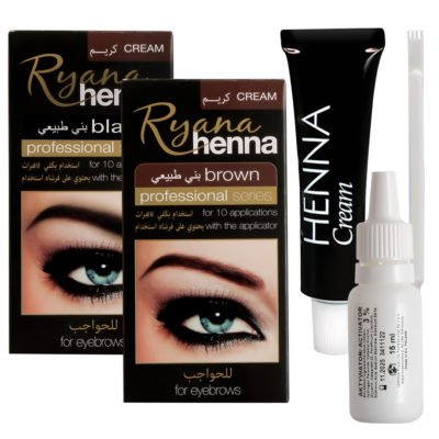 Henna para cejas Y pestañas En Crema Ryana Europea