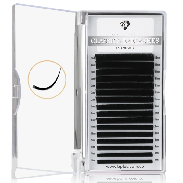 Pestañas de seda pelo a pelo de alta calidad