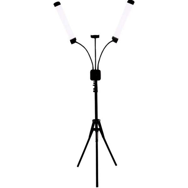 aro de LUZ LED PROFESIONAL 2 BRAZOS FLEXIBLE