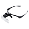 GAFA OPTIVISOR NEGRO CON LUZ LED LUPAS