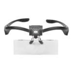 Optivisor negro con luz led lupas 1