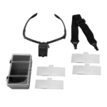 Optivisor negro con luz led lupas 2