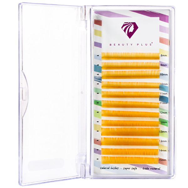 PESTANAS DE COLORES NARANJA