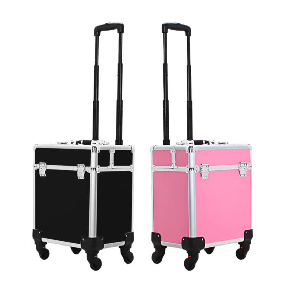 PORTADA MALETAS NEGRA Y ROSA