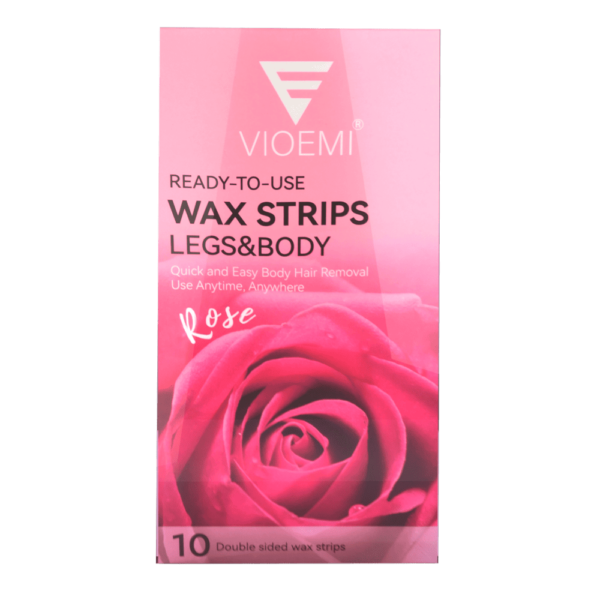 Bandas de cera fría x10 corporal calidad premium