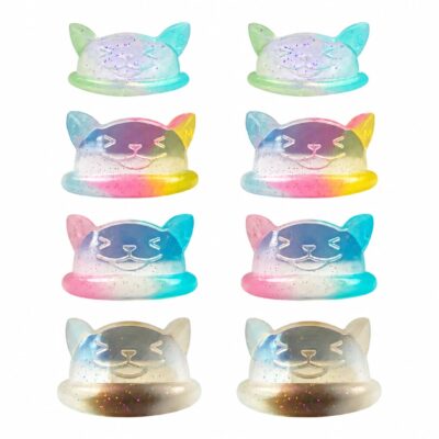 MOLDES ANATOMICOS CAT COLOURS AUTOADHESIVOS x9 PARES CURVATURA U
