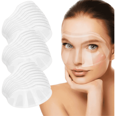 LAMINA PROTECCION FACIAL X50 UND PARA  CUIDAR PESTAÑAS Y MICRO