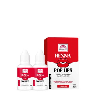 HENNA POP LIPS 2 PASOS EXPRESIVE COLOR BRASIL