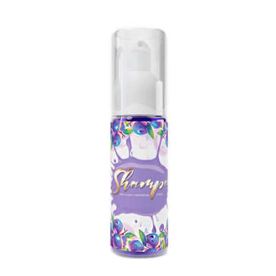 SHAMPOO CEJAS Y PESTAÑAS DE COLOR MORADO .