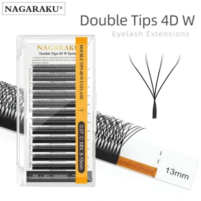 PESTAÑAS NAGARAKU 4DW DOUBLE TIPS FIBRA TECNOLOGICA