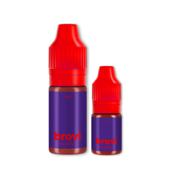 Brovi MODIFIER red