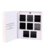 set de lujo negro 4DW curvas variadas extensiones de pestañas beauty plus