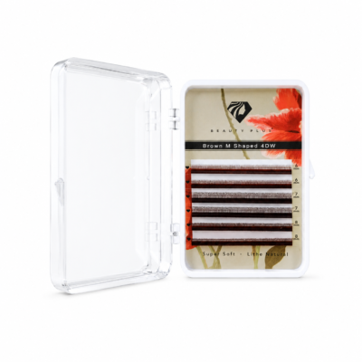 PESTAÑAS BROWN CURVATURA M 4DW MINI
