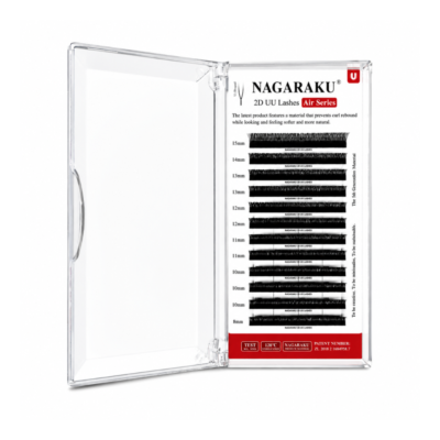 PESTAÑAS NAGARAKU 2D-UU FIBRA TECNOLOGICA 8-15 MIX.