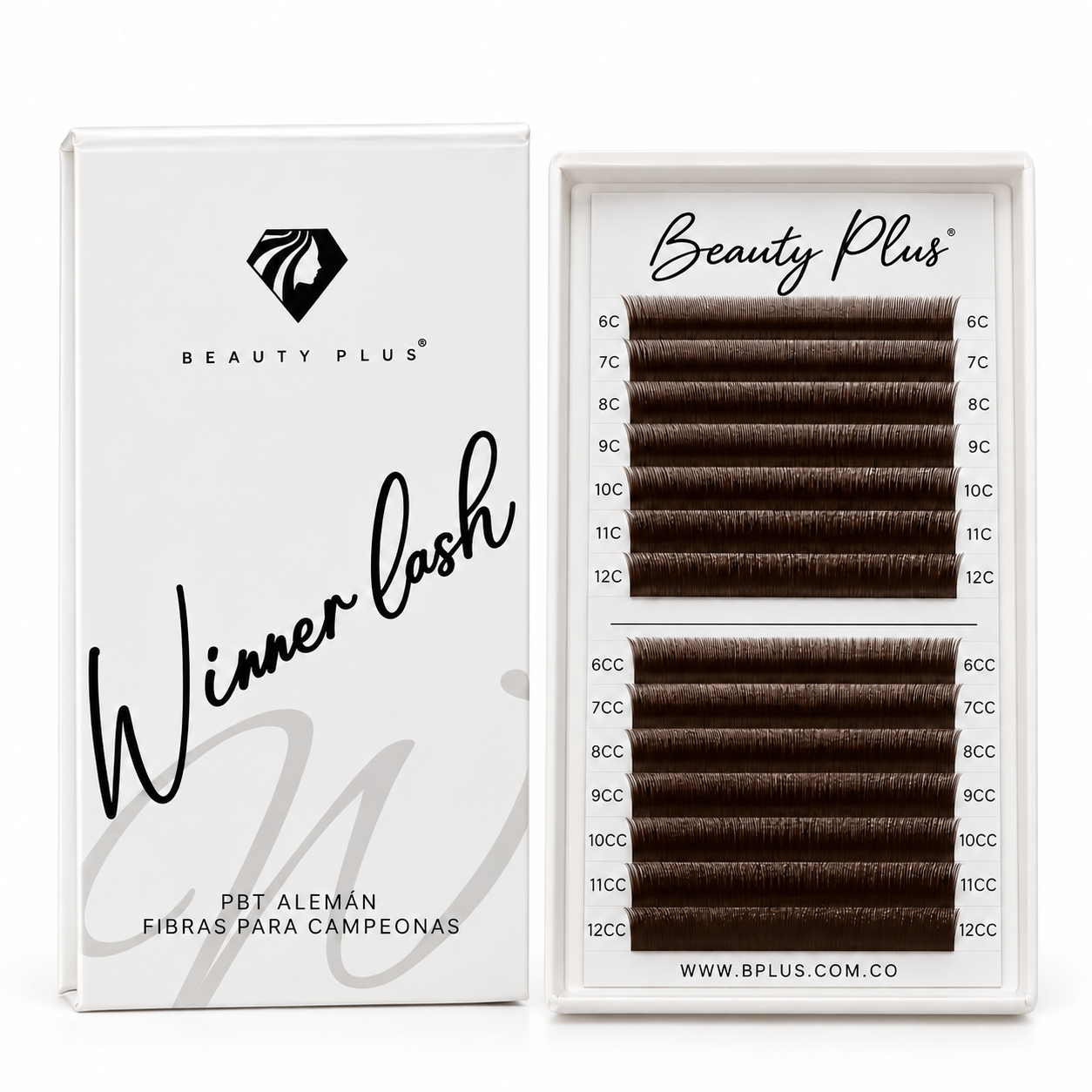 Set de pestañas Winner Lash marrón oscuro